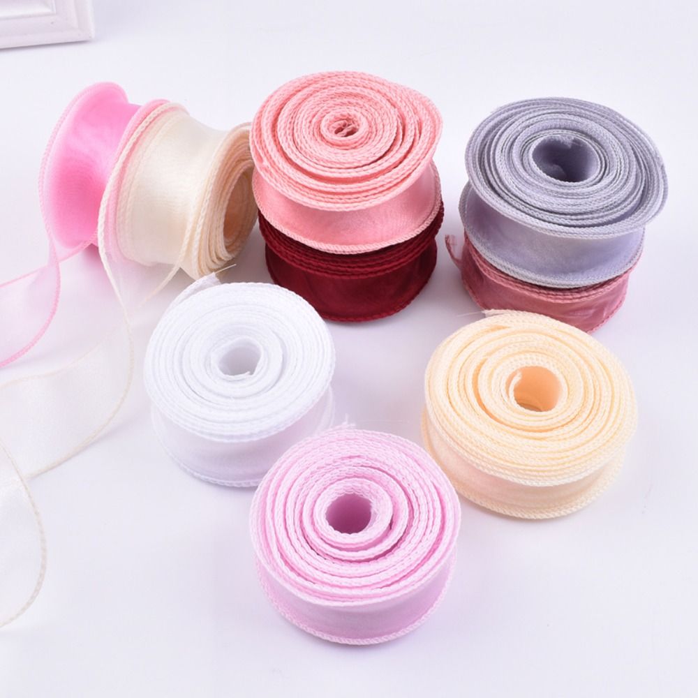 Ribbon Organza Roll - Rolo de fita de cetim de