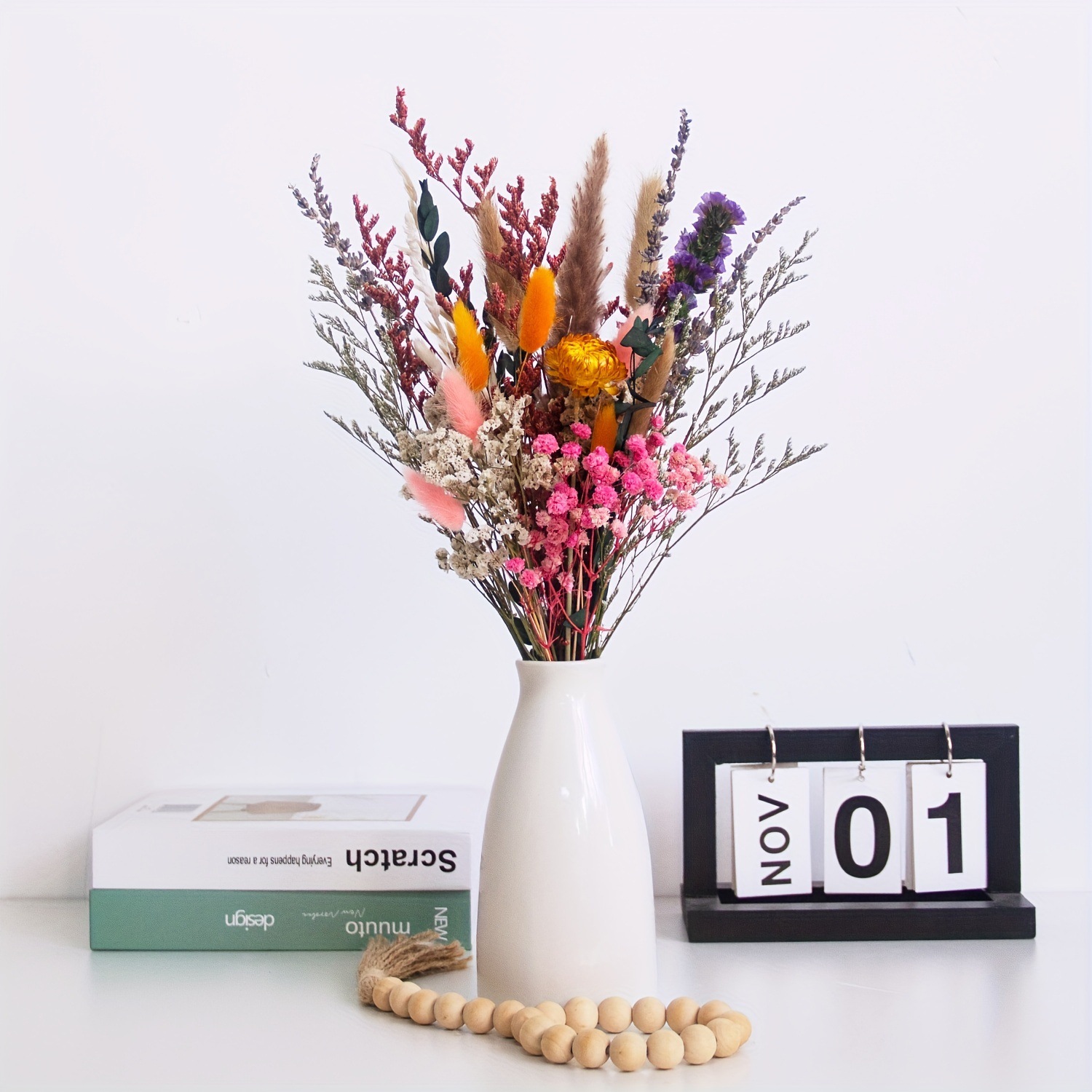 Baby Breath Dried - Buquê de Gypsophila Seca Estilo INS
