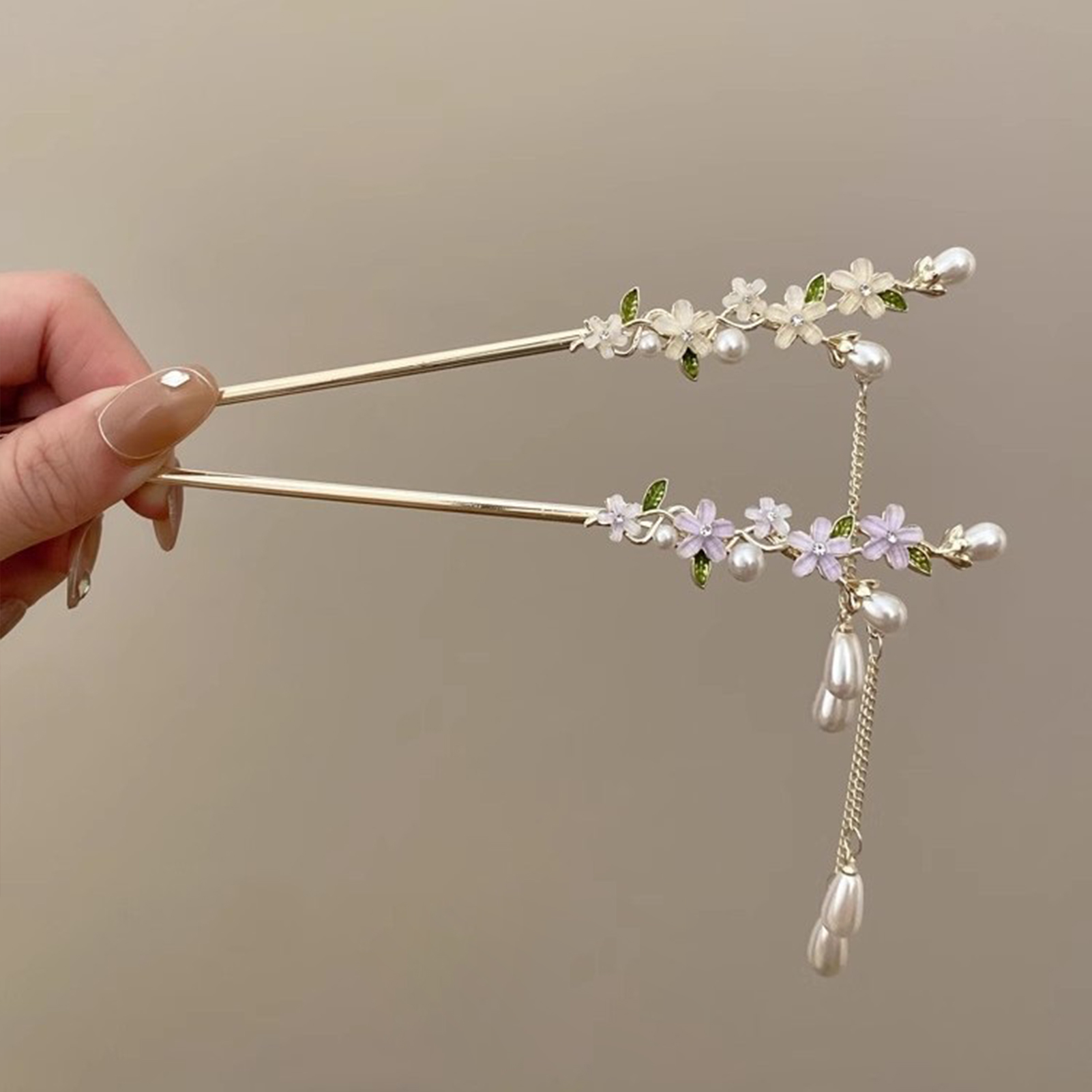 Supply Florist - Pauzinho de Cabelo com Fixação Segura,