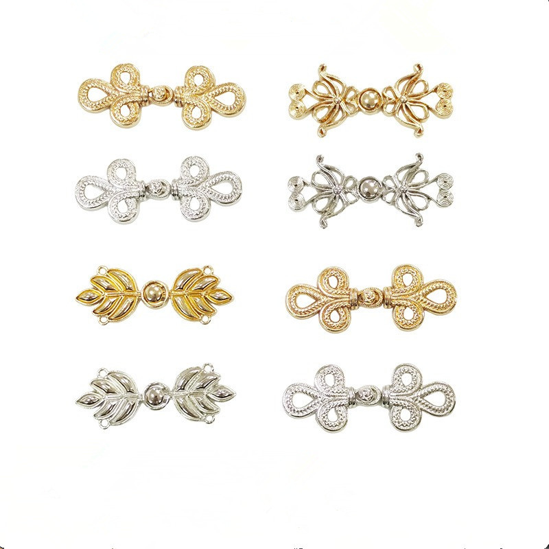 Flower Frog Pin - 10 peças fechos de sapo chinês