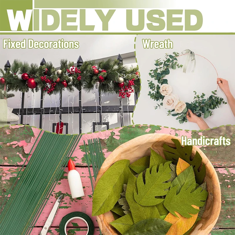 5-50 Peças de Hastes de Arame  - Wire Stem Florist avaliação e preço