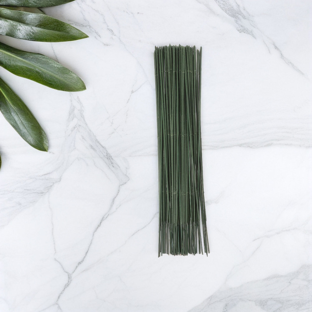 100 unidades de hastes de aram - Wire Stem Florist avaliação e preço