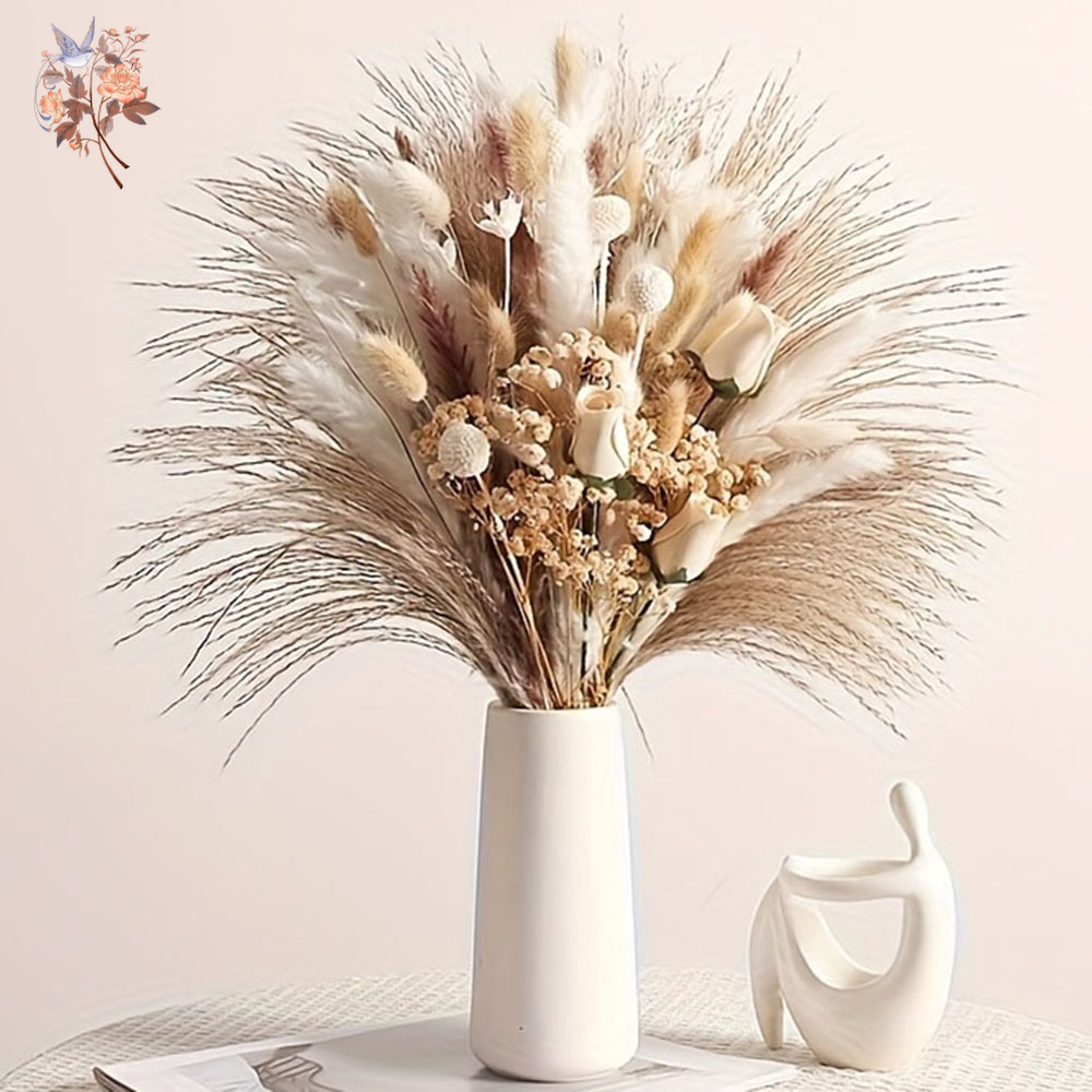 80 Peças de Flores Artificiais - Baby Breath Dried avaliação e preço