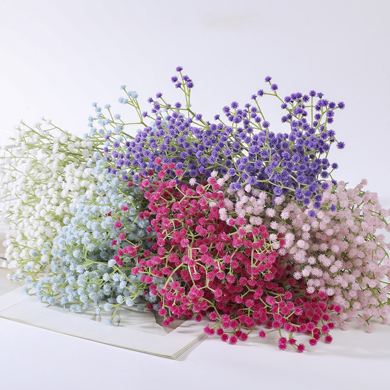 1 pçs babys respiração buquê d - Baby Breath Dried avaliação e preço