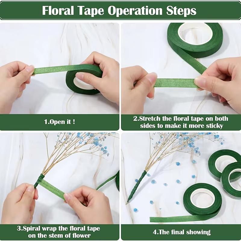 Fita Floral Verde de 20 Jardas - The Florist Supply avaliação e preço