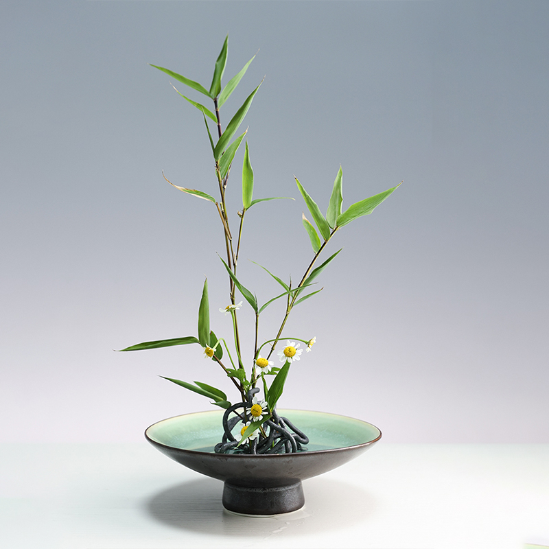 Base de vaso de flores japonês - Flower Frog Pin avaliação e preço