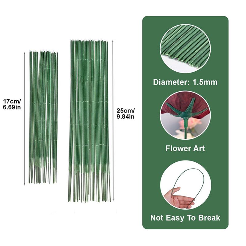 Arame para floristas, 400 unid - Wire Stem Florist avaliação e preço