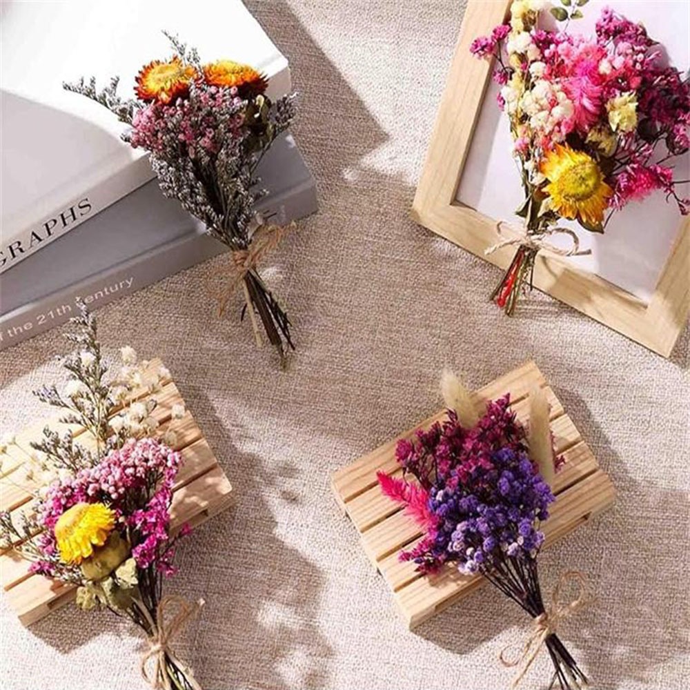 Kit DIY de Mini Buquê de Flore - Baby Breath Dried avaliação e preço