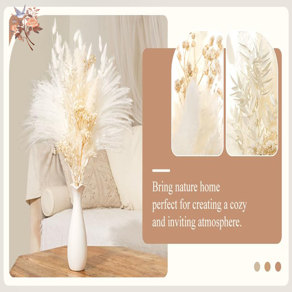 Buquê de flores secas naturais - Baby Breath Dried avaliação e preço