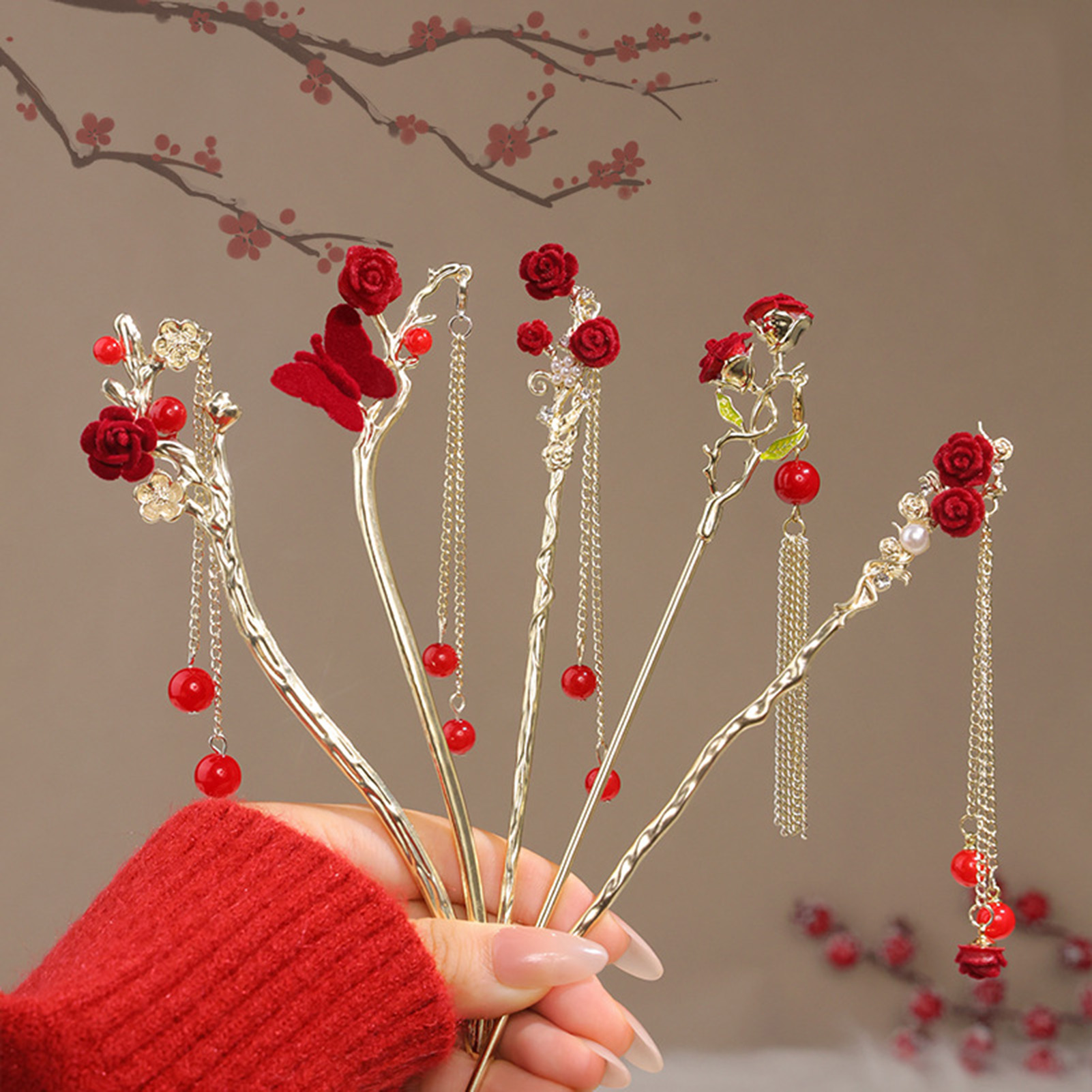 Pente de Cabelo Estilo Chinês  - Supply Florist avaliação e preço