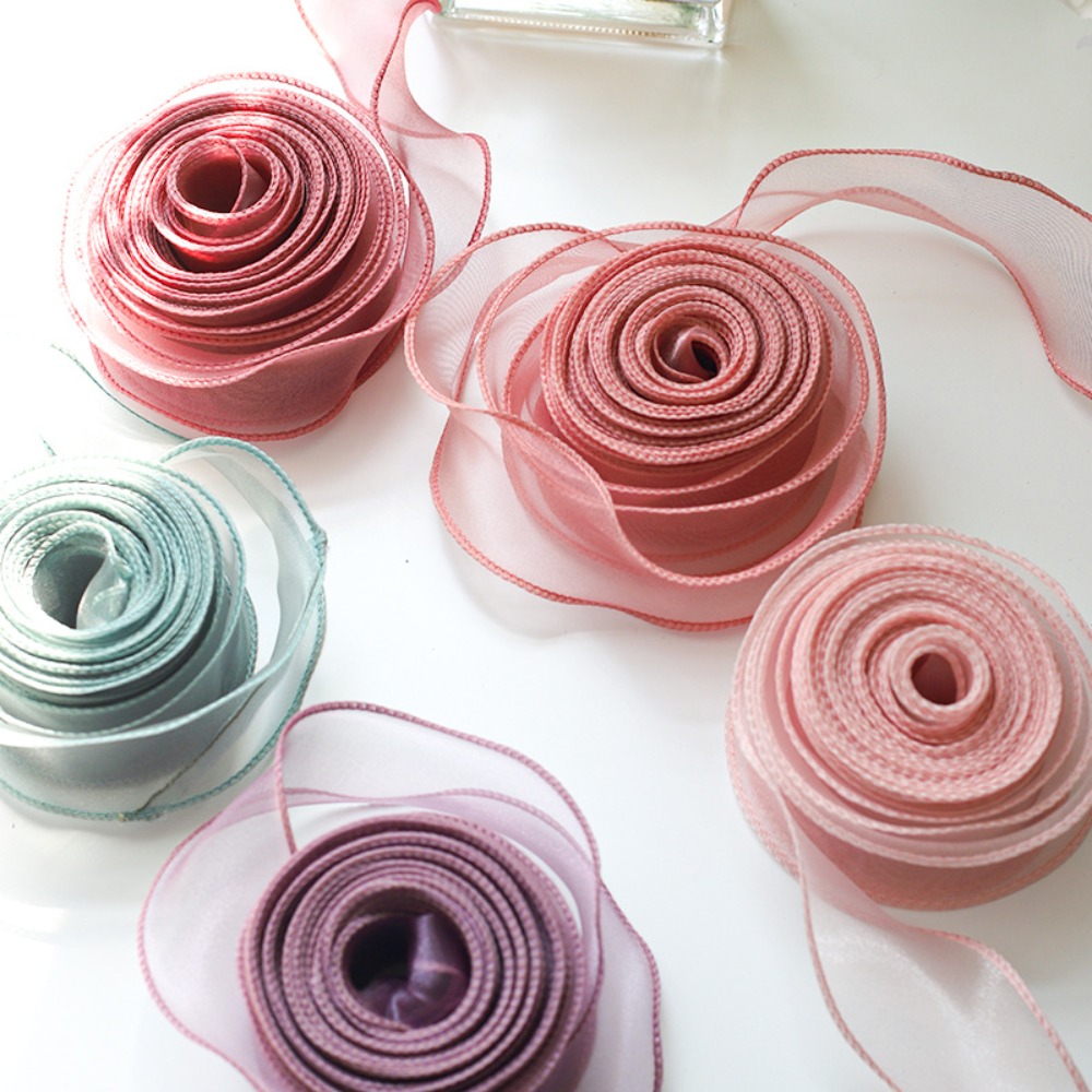 Rolo de fita de cetim de 40mm  - Ribbon Organza Roll avaliação e preço