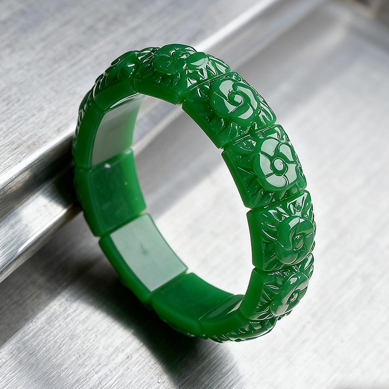 Real jade flor pulseira pulsei - Supply Florist avaliação e preço