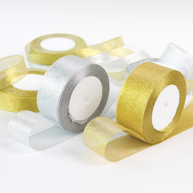 Fita de cebola de organza dour - Ribbon Organza Roll avaliação e preço