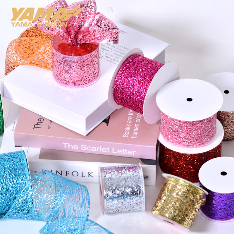 YAMA 10 jardas/rolo 63mm lante - Ribbon Organza Roll avaliação e preço