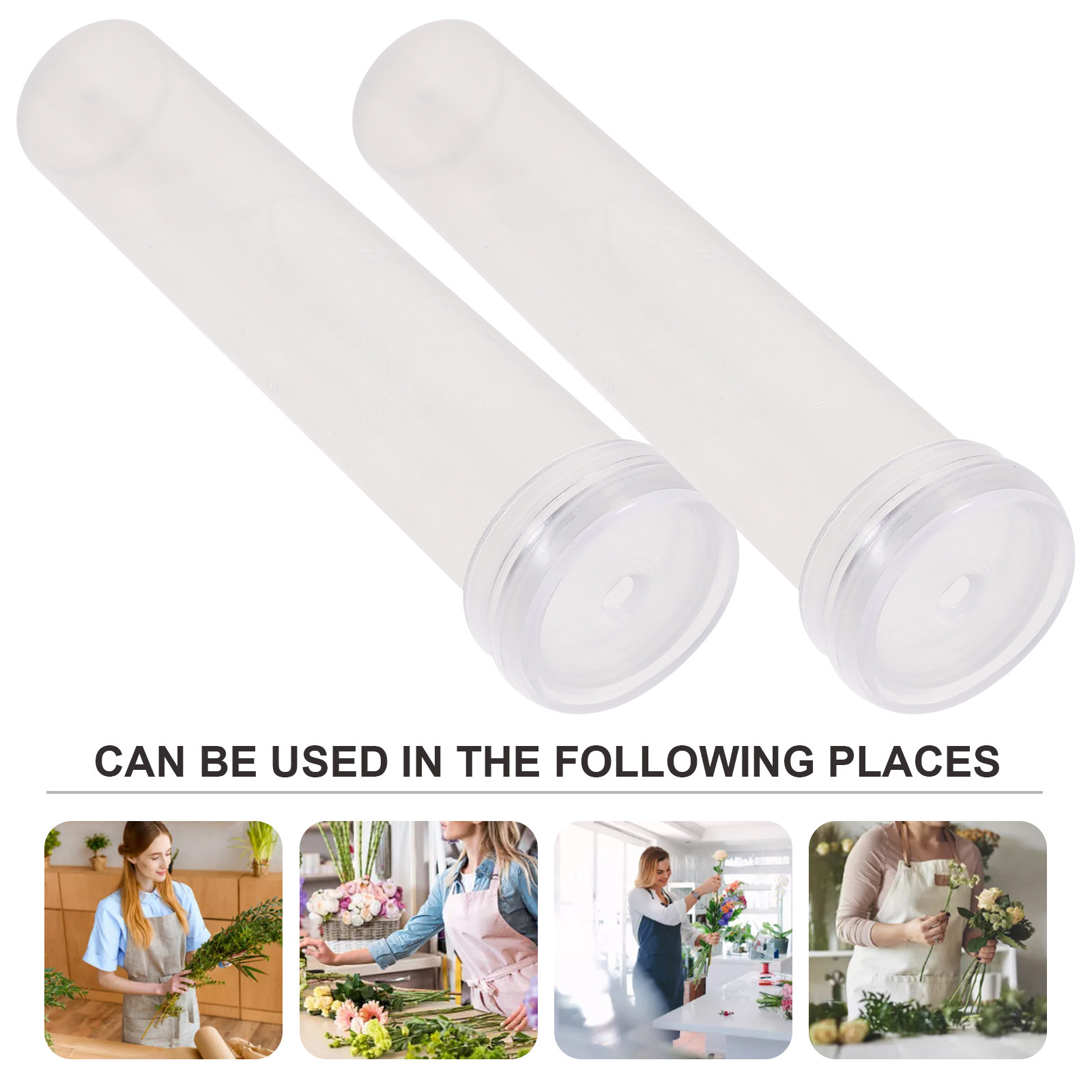 100 unidades de tubos de plást - The Florist Supply avaliação e preço